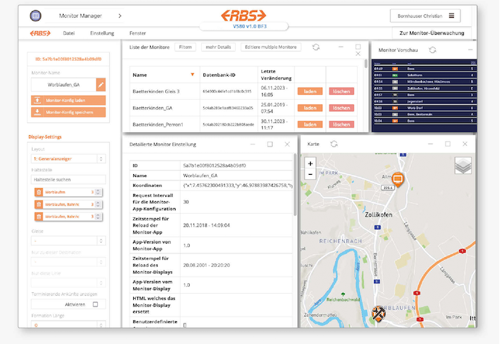 Display Manager : Information dynamique des passagers dans les transports publics